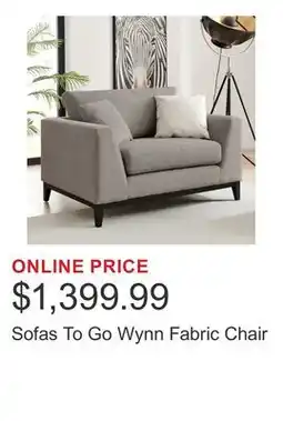 Costco Sofas To Go Wynn Fabric Chair offer