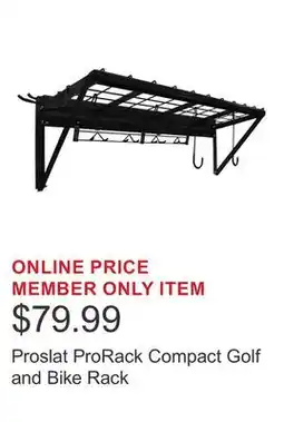Costco Proslat ProRack Compact Golf and Bike Rack offer