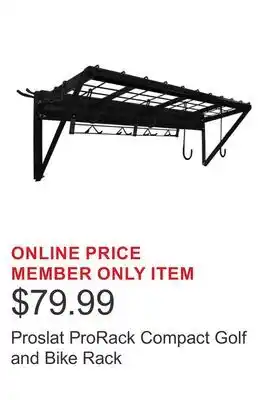 Costco Proslat ProRack Compact Golf and Bike Rack offer