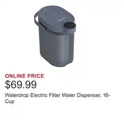 Costco Waterdrop Electric Filter Water Dispenser, 16-Cup offer