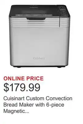 Costco Cuisinart Custom Convection Bread Maker with 6-piece Magnetic Measuring Spoon Set offer