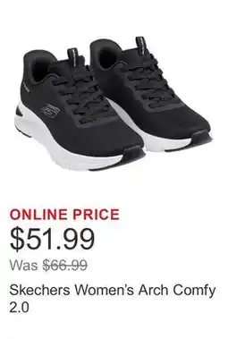 Costco Skechers Women's Arch Comfy 2.0 offer