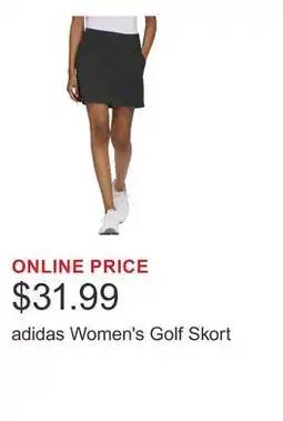 Costco adidas Women's Golf Skort offer