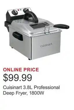 Costco Cuisinart 3.8L Professional Deep Fryer, 1800W offer