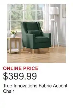 Costco True Innovations Fabric Accent Chair offer