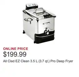 Costco All Clad EZ Clean 3.5 L (3.7 qt.) Pro Deep Fryer offer