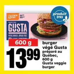 Super C Burger végé Gusta offer
