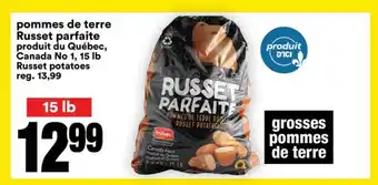 Super C pommes de terre Russet parfaite offer