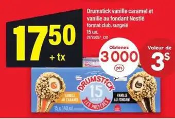 Maxi Drumstick vanille caramel et vanille au fondant Nestlé offer