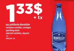 Maxi MONTELLIER Sparkling Water offer