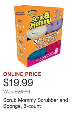 Costco Scrub Mommy Scrubber and Sponge, 8-count offer