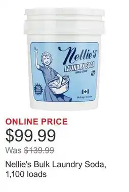 Costco Nellie's Bulk Laundry Soda, 1,100 loads offer