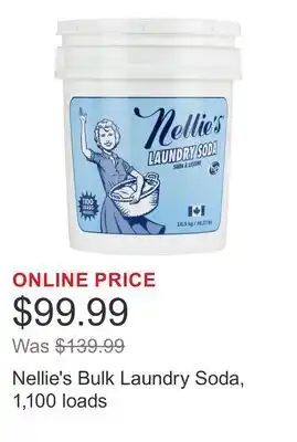 Costco Nellie's Bulk Laundry Soda, 1,100 loads offer