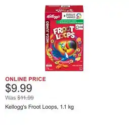 Costco Kellogg's Froot Loops offer