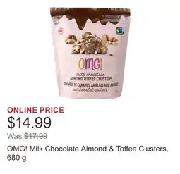 Costco OMG! Milk Chocolate Almond & Toffee Clusters offer