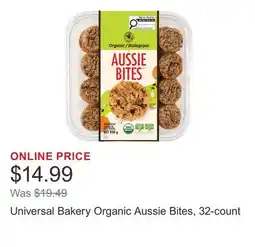 Costco Universal Bakery Organic Aussie Bites, 32-count offer