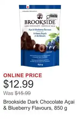 Costco Brookside Dark Chocolate Açai & Blueberry Flavours offer