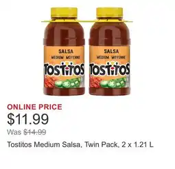 Costco Tostitos Medium Salsa, Twin Pack offer