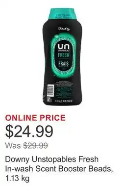 Costco Downy Unstopables Fresh In-wash Scent Booster Beads offer