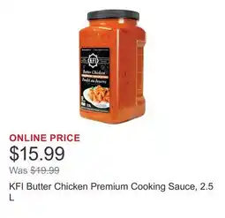 Costco KFI Butter Chicken Premium Cooking Sauce offer
