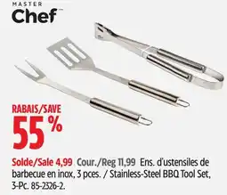 Canadian Tire Masterchef Stainless-Steel BBQ Tool Set, 3-Pc offer