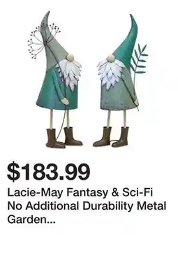 Wayfair Lacie-May Fantasy & Sci-Fi No Additional Durability Metal Garden Statue offer
