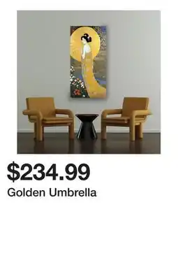 Wayfair Golden Umbrella offer