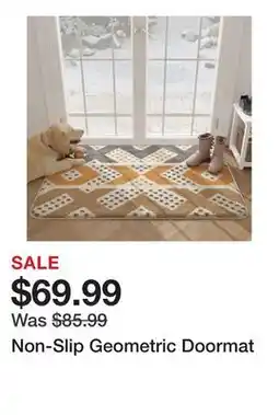 Wayfair Non-Slip Geometric Doormat offer