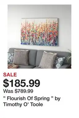 Wayfair Flourish Of Spring by Timothy O' Toole offer