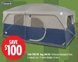 Canadian Tire Coleman Hampton Tent offer