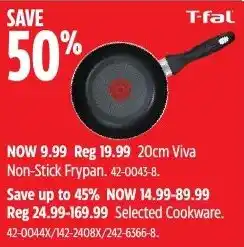 Canadian Tire T-fal Viva Non-Stick Frypan offer