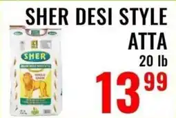 Mega Sanjha Punjab Grocery Store Sher desi style atta offer
