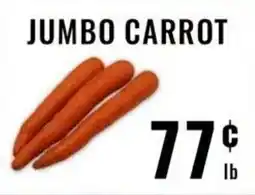 Mega Sanjha Punjab Grocery Store Jumbo carrot offer