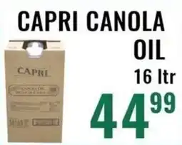 Mega Sanjha Punjab Grocery Store Capri canola oil offer