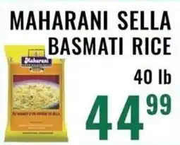 Mega Sanjha Punjab Grocery Store Maharani sella basmati rice offer