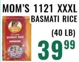 Mega Sanjha Punjab Grocery Store Mom's 1121 xxxl basmati rice offer