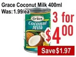 Skyland Foodmart Grace Coconut Milk offer