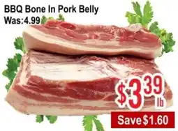 Skyland Foodmart BBQ Bone In Pork Belly offer