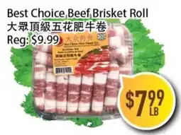 Full Fresh Supermarket Best Choice Beef Brisket Roll offer