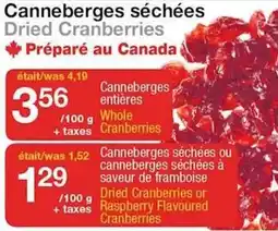 Bulk Barn Dried Cranberries offer
