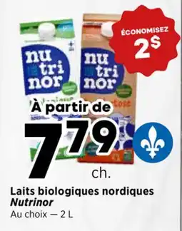 Val-Mont Lait biologiques nordiques Nutrinor offer