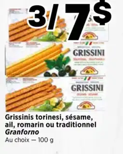 Val-Mont Grissinis torinesi, sésame, ail, romarin ou traditionnel Granforno offer