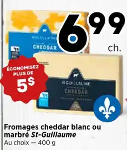 Val-Mont Fromages cheddar blanc ou marbré St-Guillaume offer