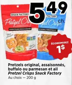 Val-Mont Pretzel Crisps Snack Factory offer