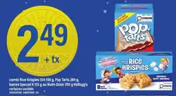 Maxi Pop Tarts, Rice Krispies, Special K, Nutri-Grain offer