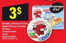 Maxi fromage La Vache qui rit, dippers, Kiri offer