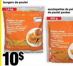 Super C Chicken Burgers offer