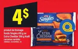 Maxi Kraft Singles ou Extra Cheddar offer