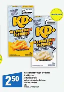 Maxi macaroni et fromage protéines offer