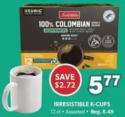 Colemans Irresistible K-cups offer